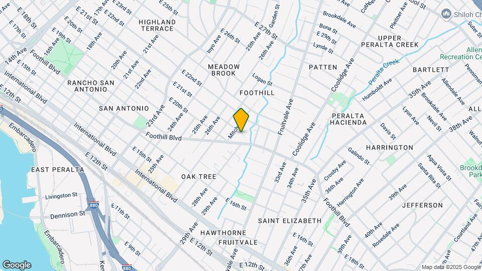 2775 E 21st St Map and Location Details