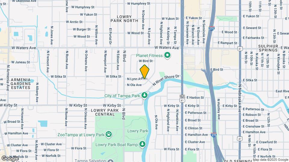 8028 N Ola Ave Map and Location Details