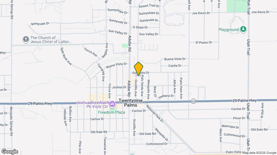 6317 Ocotillo Ave Map and Location Details