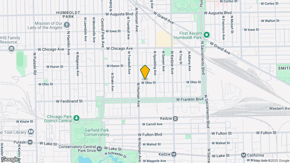 600 N Christiana Ave Map and Location Details