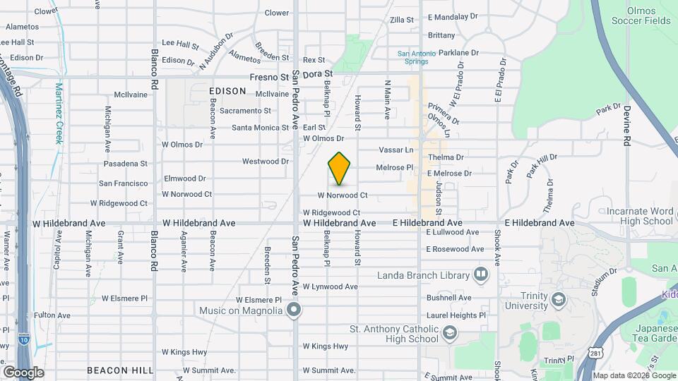 225 W Norwood Ct Map and Location Details