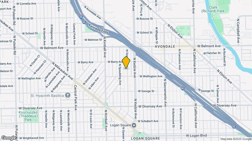 3020 N Sawyer Ave Map and Location Details