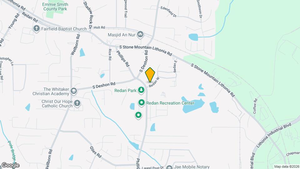 1691 Redan W Map and Location Details