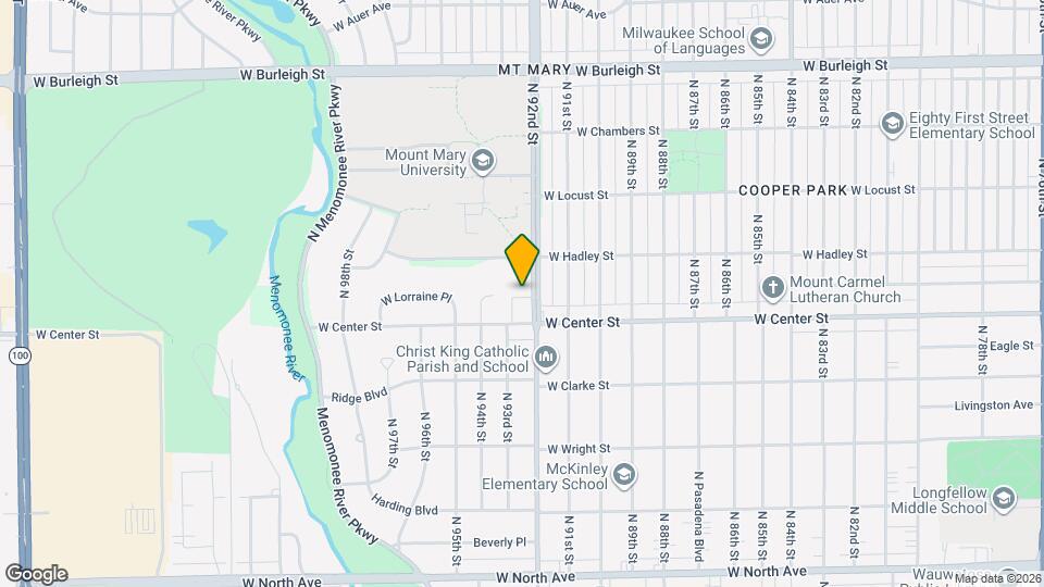 2737 N 92nd St, Unit Left Map and Location Details