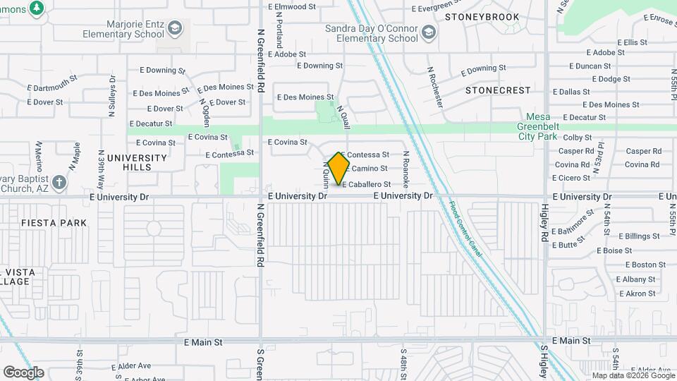 4621 E Caballero St Map and Location Details