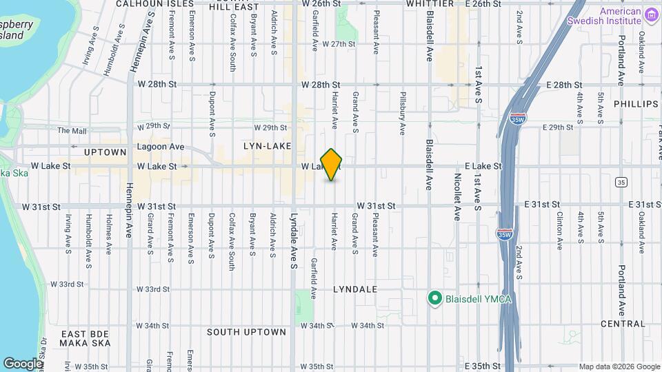 3024 Harriet Ave, Unit #1 Mapa y Detalles de la Ubicación