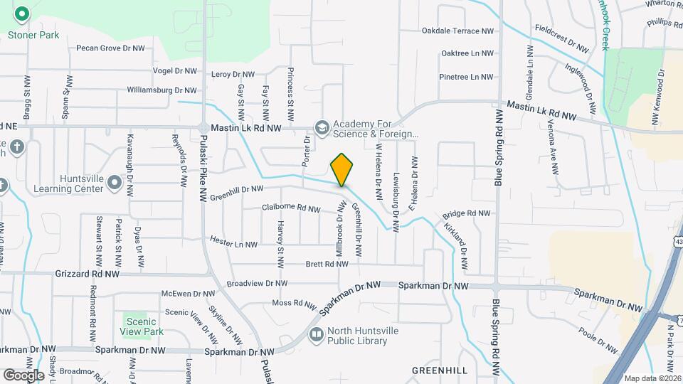 3102 Greenhill Dr NW Map and Location Details