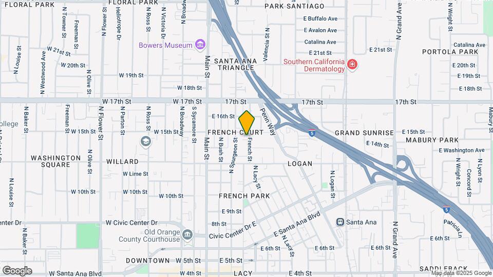 1418 N French St Map and Location Details