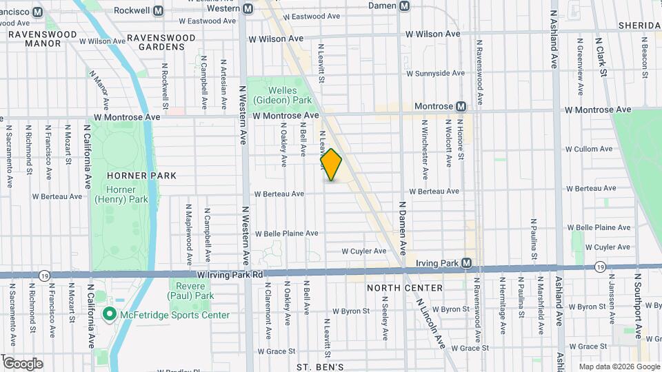 2130-2150 W Berteau Ave Map and Location Details