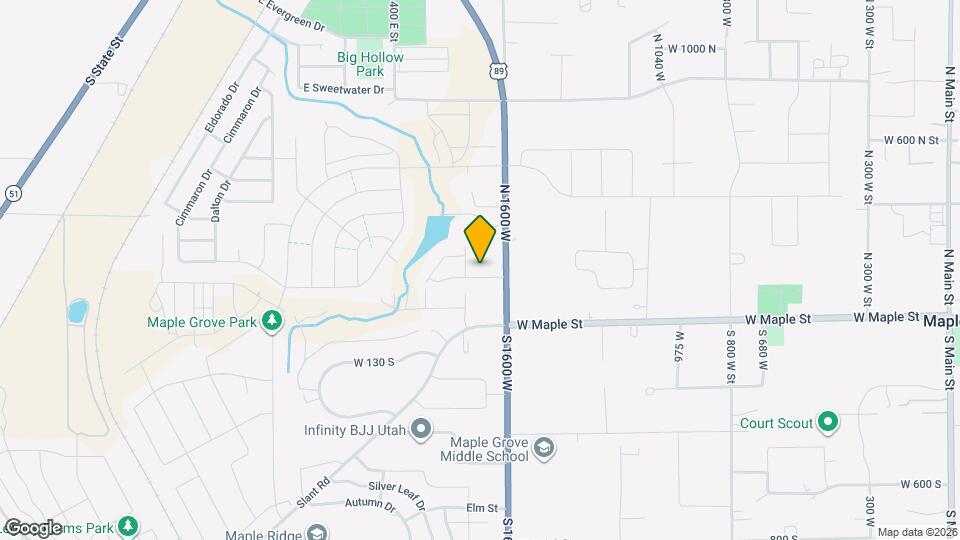 1688 W 200 N Map and Location Details