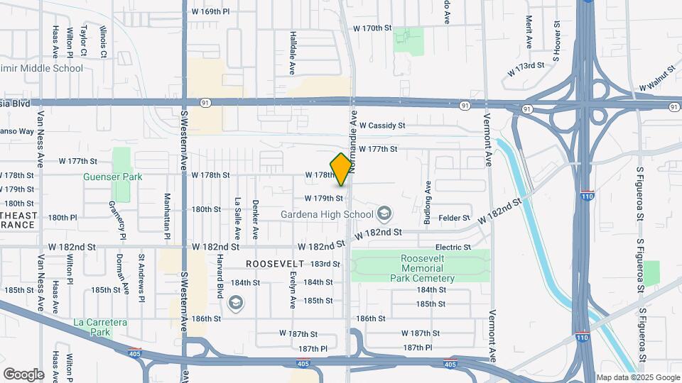 1419 W 179th St Map and Location Details