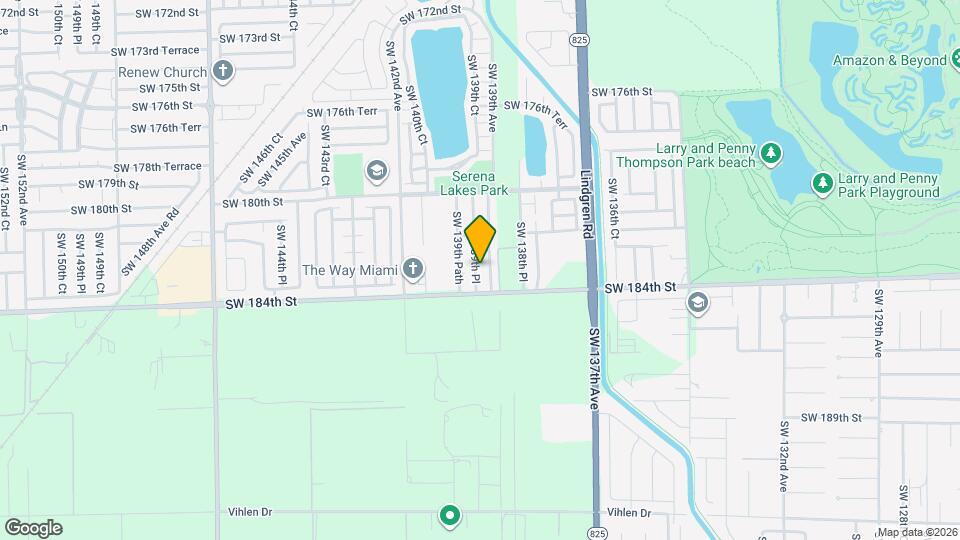 18303 SW 139th Pl Map and Location Details