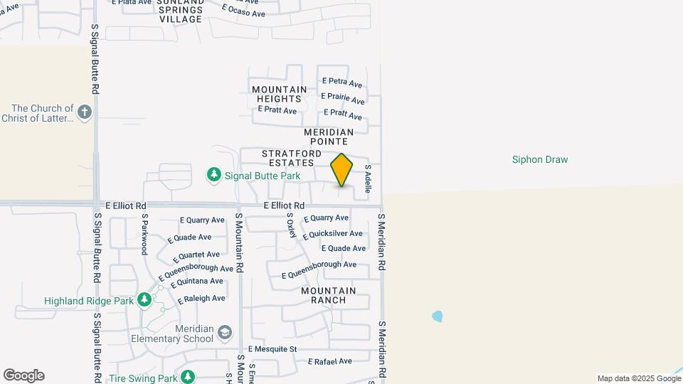 3541 S Brice Cir Map and Location Details