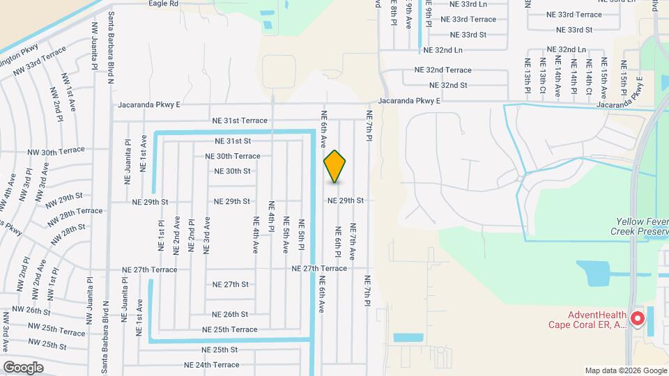 2908 NE 6th Pl Map and Location Details