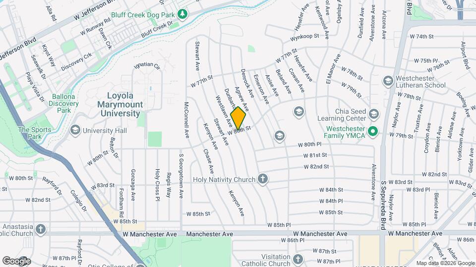 8000 Westlawn Ave Mapa y Detalles de la Ubicación