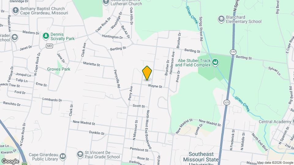 1420 Wayne St Map and Location Details