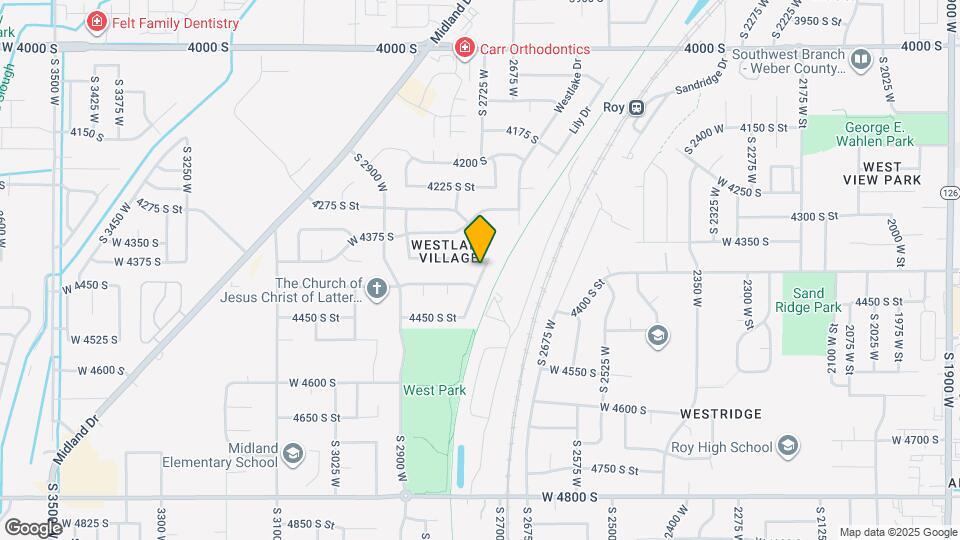 4419 S 2750 W Map and Location Details