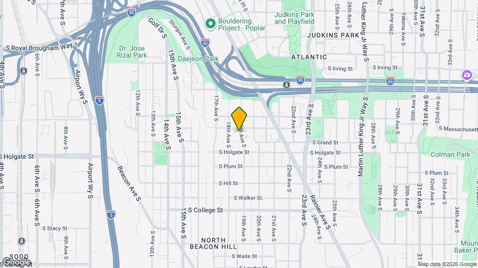 North Beacon Hill Townhouse Mapa y Detalles de la Ubicación