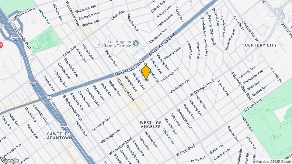 1929 Selby Ave Mapa y Detalles de la Ubicación