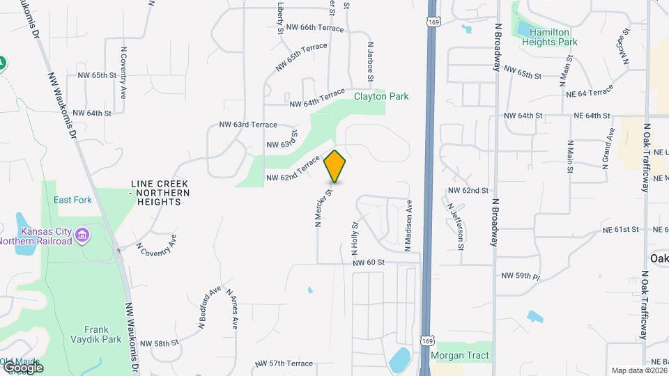 6221 N Mercier St Map and Location Details