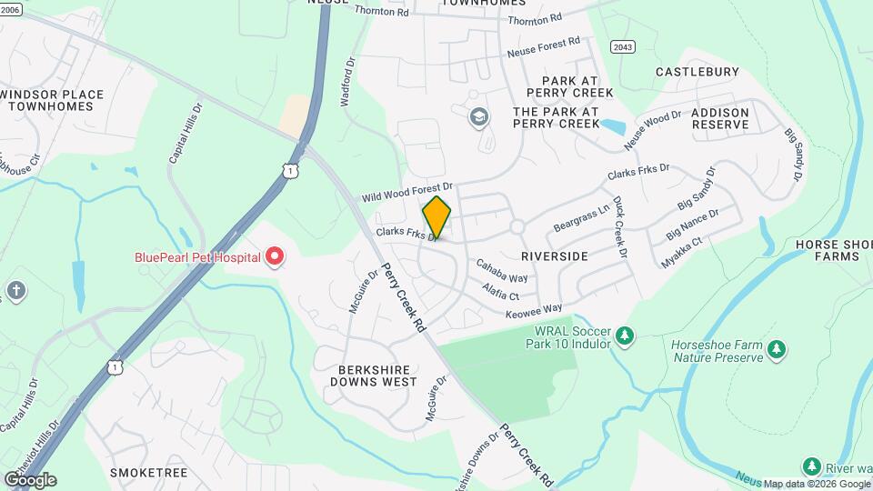 5215 Little Sandy Dr Mapa y Detalles de la Ubicación