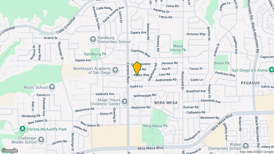 8405 Pallux Way Map and Location Details