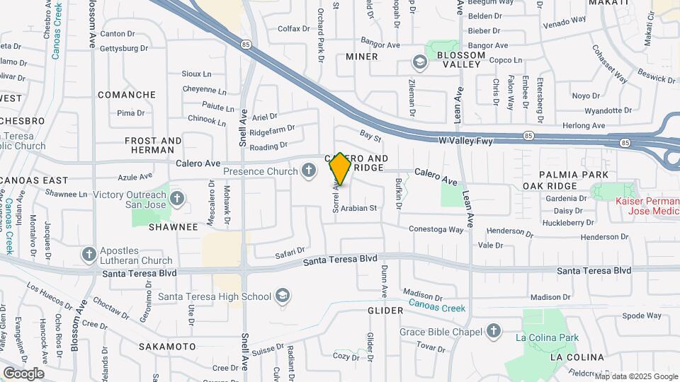 5954 Sorrel Ave Map and Location Details