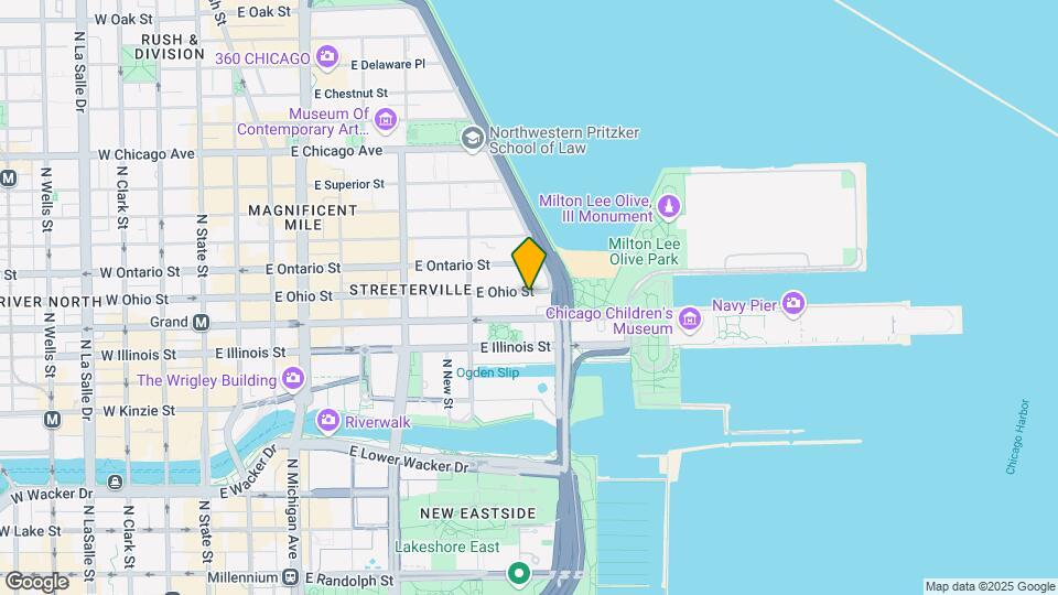540 N Lake Shore Dr Map and Location Details