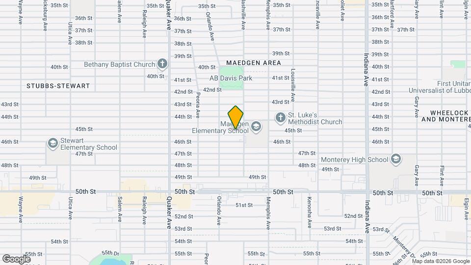 4005 45th St Map and Location Details