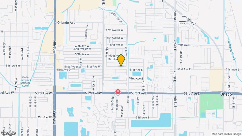 112 50th Ave Terrace W Map and Location Details