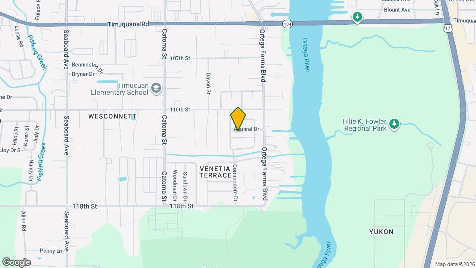 5141 Corsair Ave Map and Location Details
