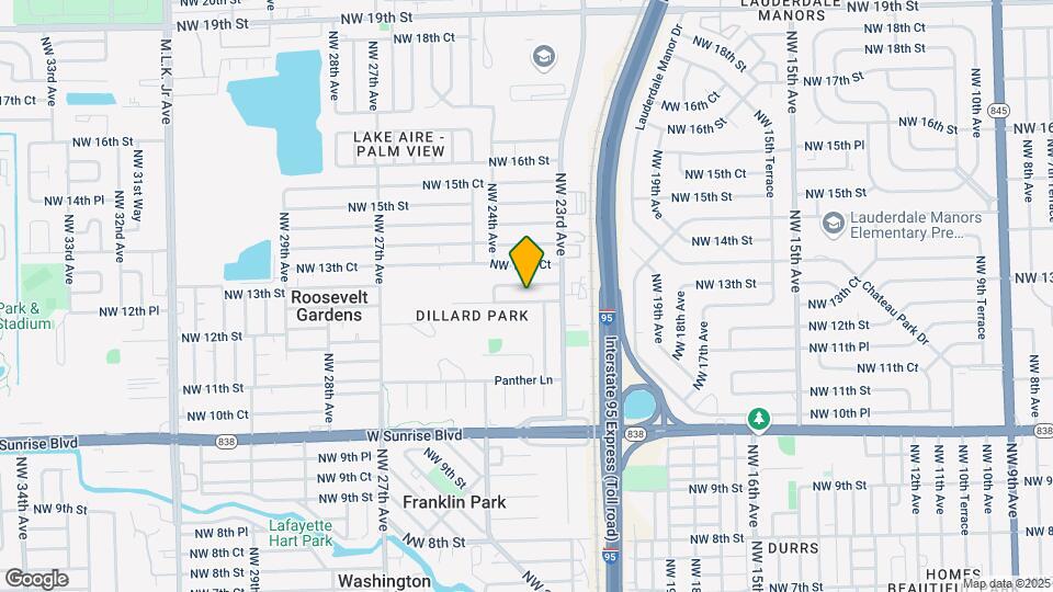 2323 NW 12th Ct Map and Location Details