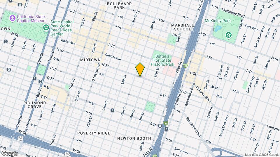 2518 N St Map and Location Details