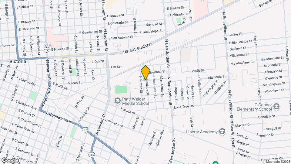 1705 Avondale St Map and Location Details