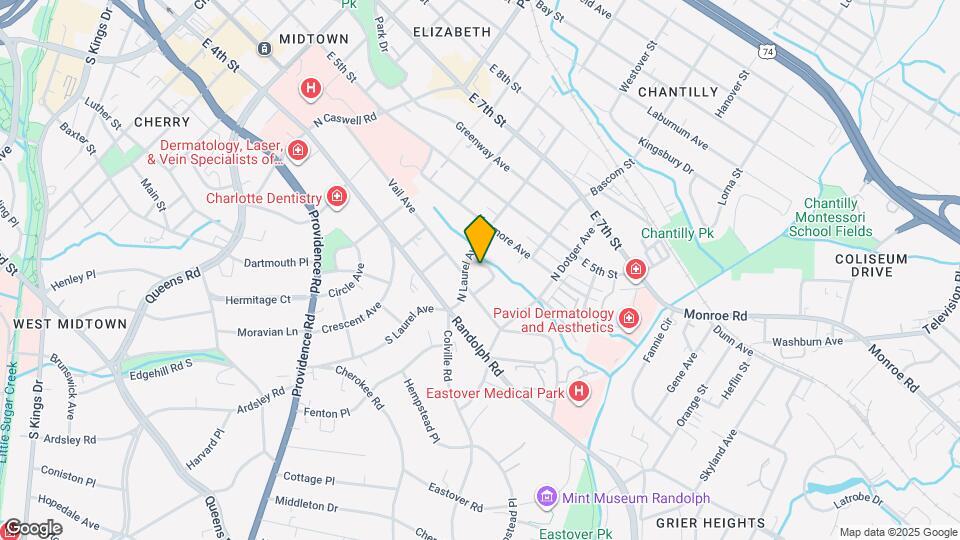 204 N Laurel Ave Map and Location Details