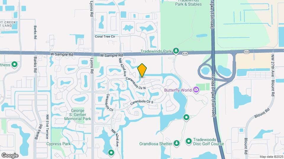 2635 Carambola Cir N Map and Location Details