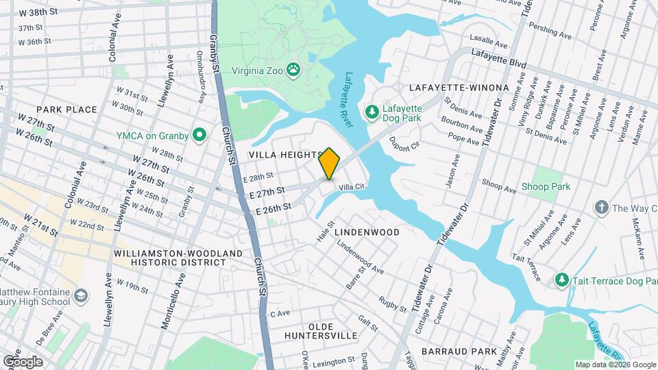 2595 Waverly Way Mapa y Detalles de la Ubicación