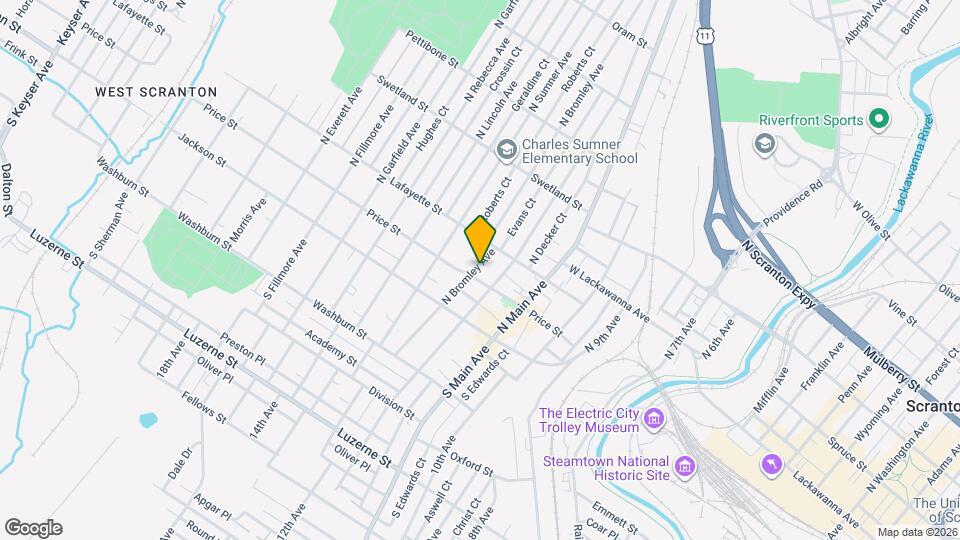 210 N Bromley Ave Map and Location Details