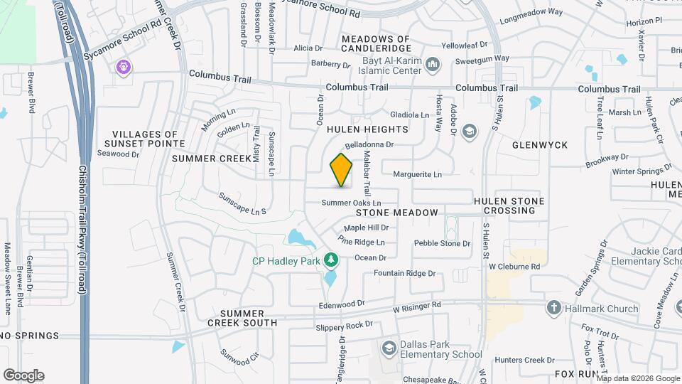 4943 Sunset Ridge Dr Map and Location Details