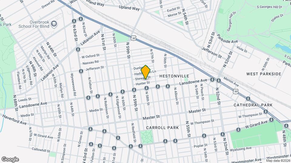 5745 Hunter St Map and Location Details