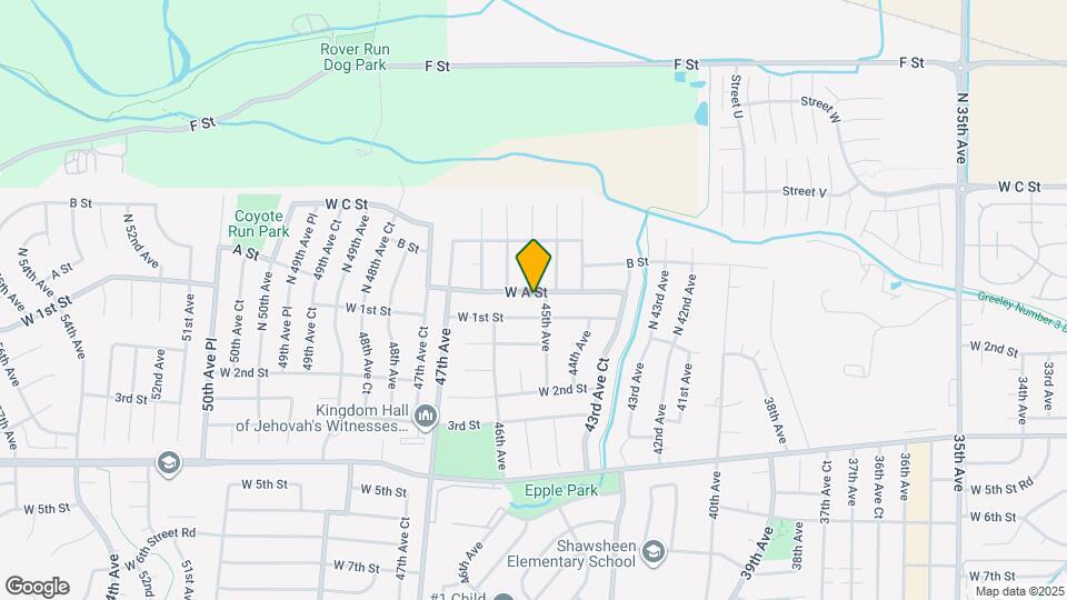 4510 W A St Map and Location Details