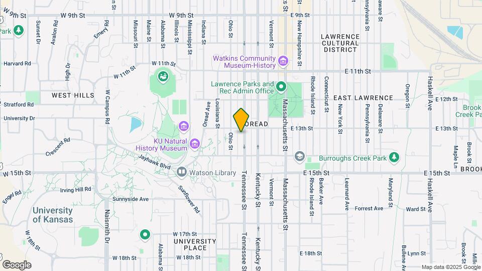 1311 Tennessee St Map and Location Details