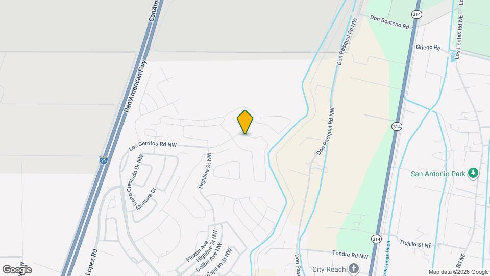 1987 Tesoro Loop NW Mapa y Detalles de la Ubicación