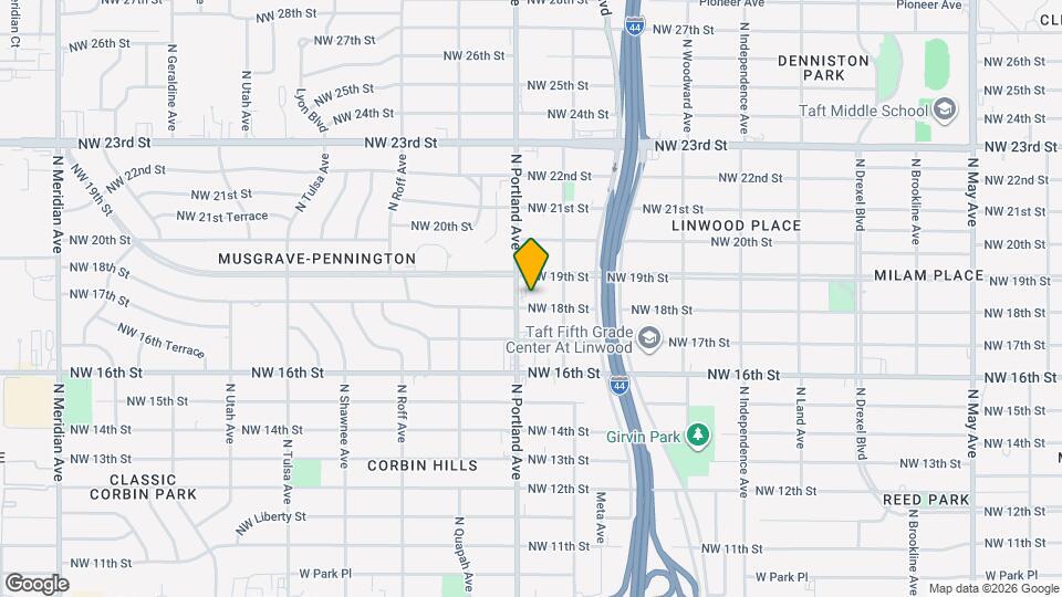 3629 NW 18th St Map and Location Details