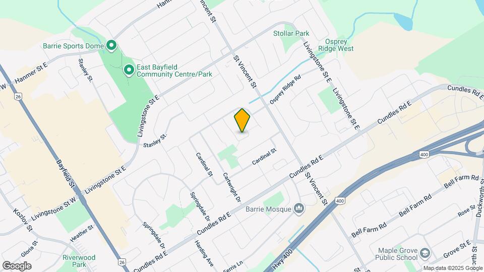 51 Hadden Cres Map and Location Details