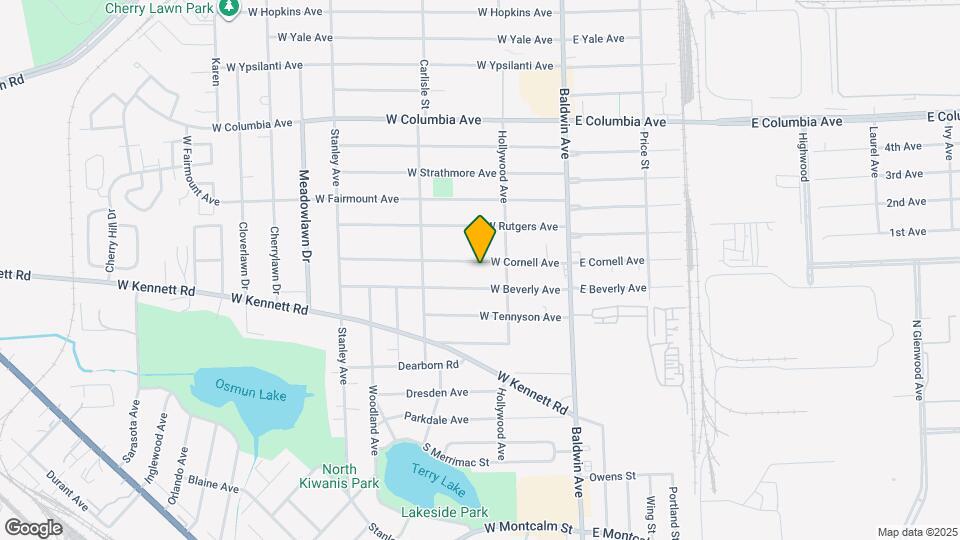 111 W Cornell Ave Map and Location Details