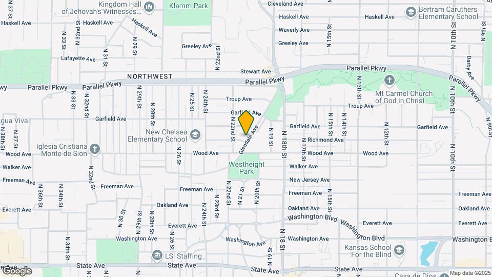 1844 Glendale Ave Map and Location Details