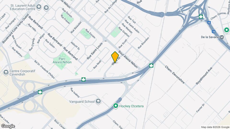 2300 Rue Map and Location Details