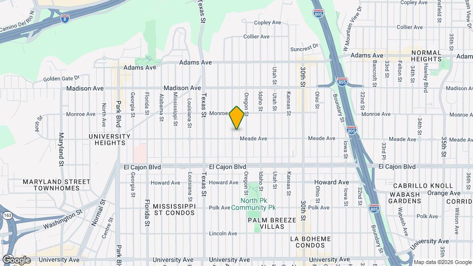 4415 Hamilton St Map and Location Details
