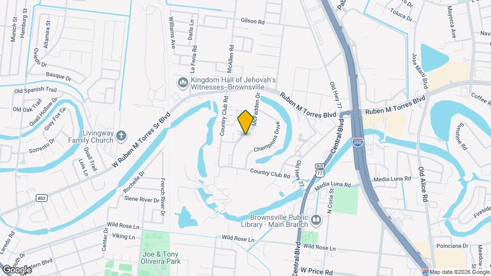 309 McFadden Dr, Unit A Mapa y Detalles de la Ubicación